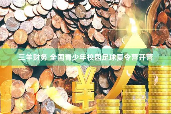 三羊财务 全国青少年校园足球夏令营开营